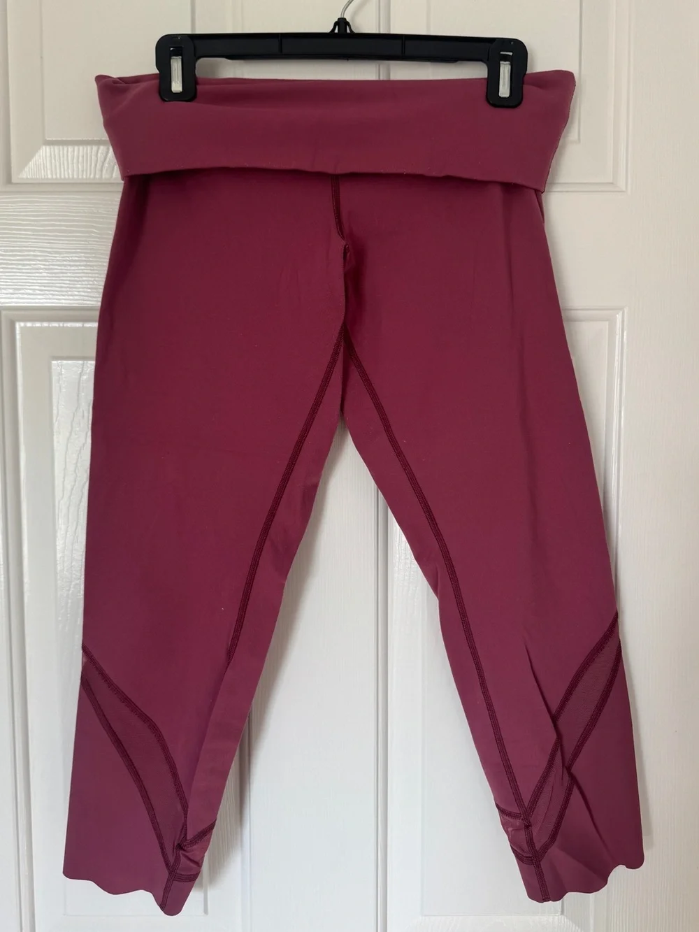 Lululemon Fold-Over Waist Capri Leggings